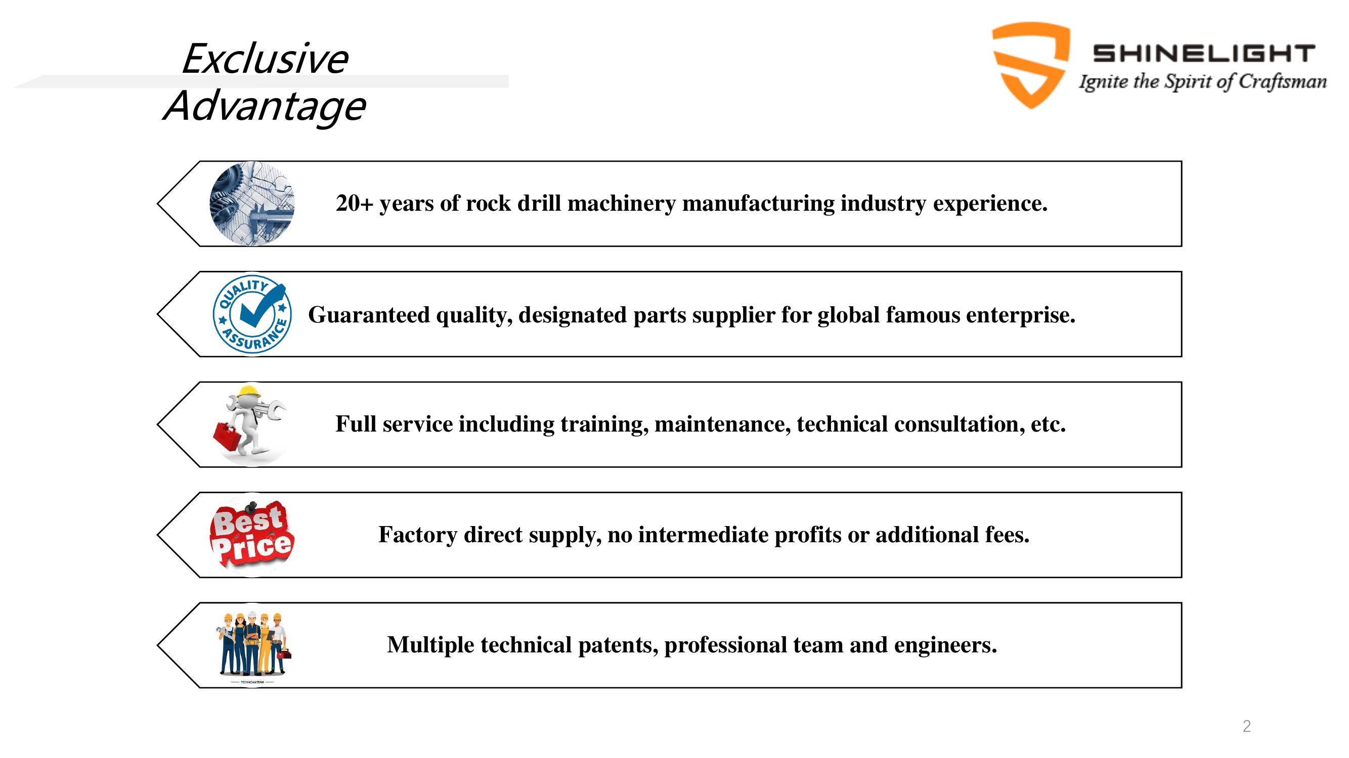 Company Advantages